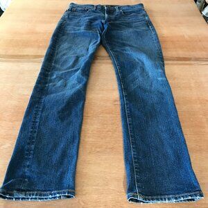 Madewell Straight Authentic Flex Jeans Men 32x31 Blue Low Rise Medium Wash 17642